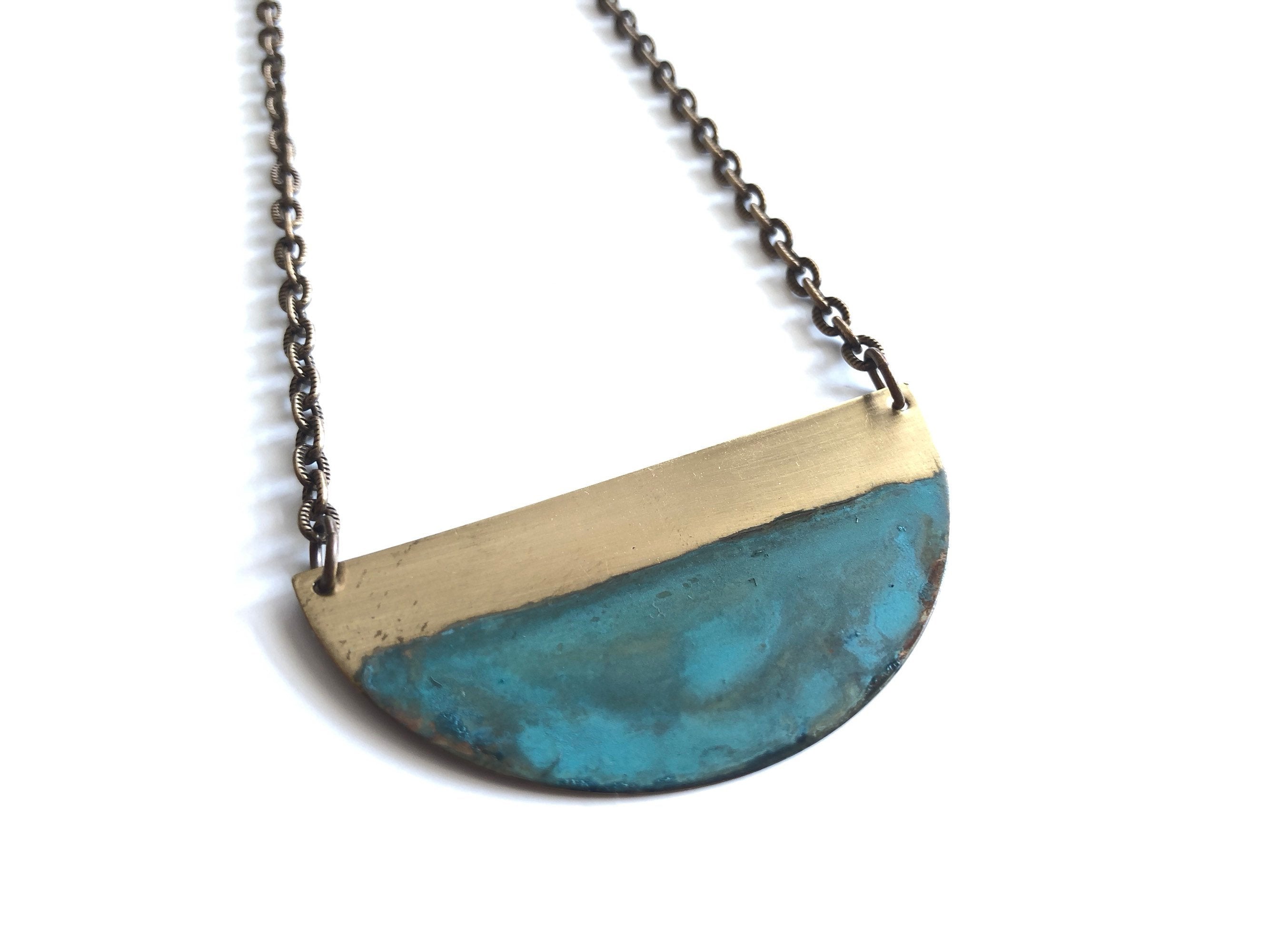 Rising Tide Half Circle Necklace