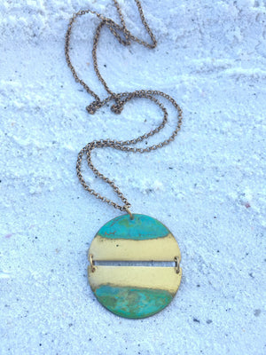 Ocean Tide Full Moon Necklace