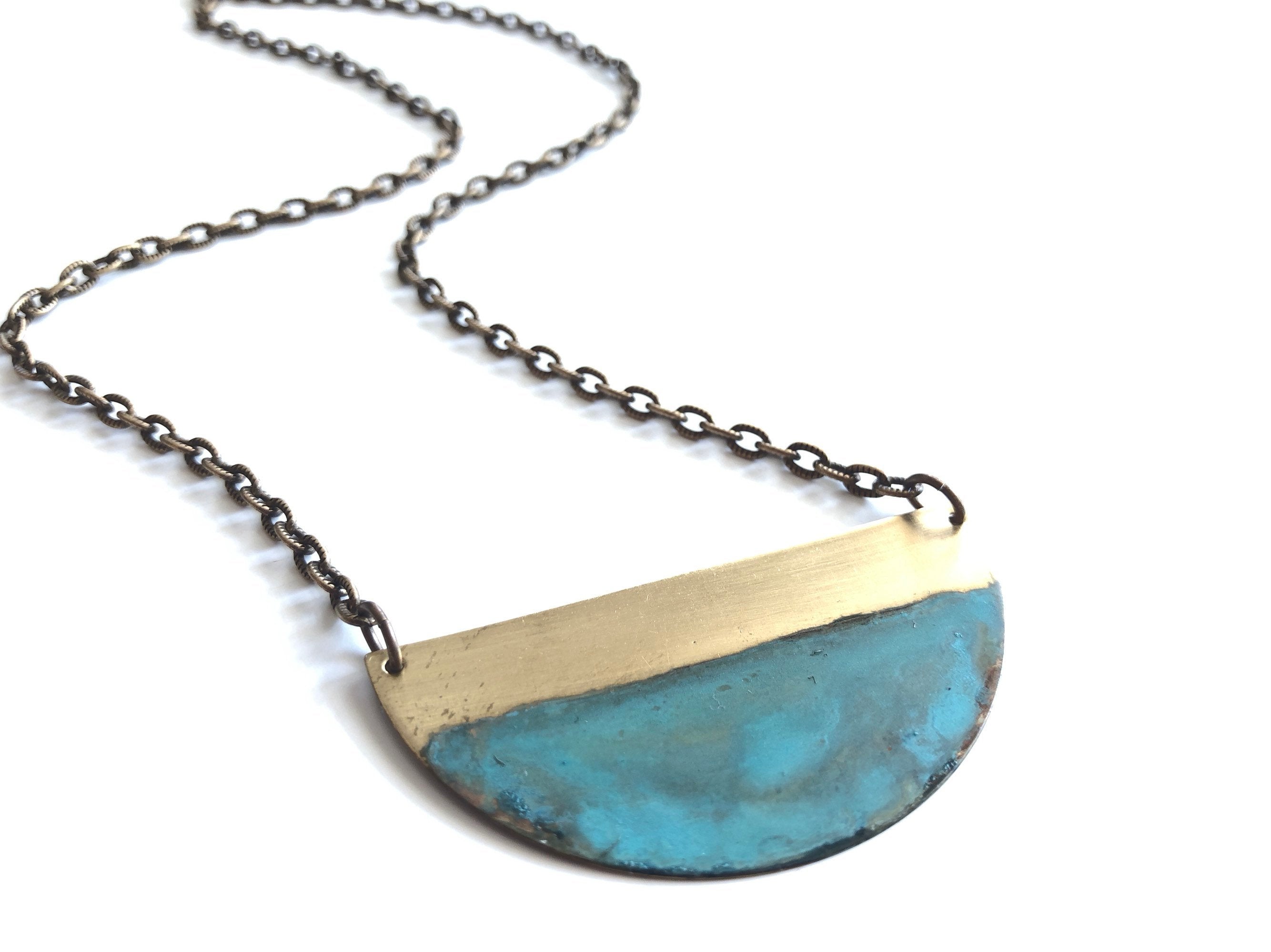 Rising Tide Half Circle Necklace