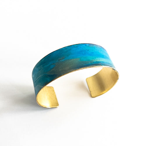 Sky Patina 1/2" Cuff - B1904