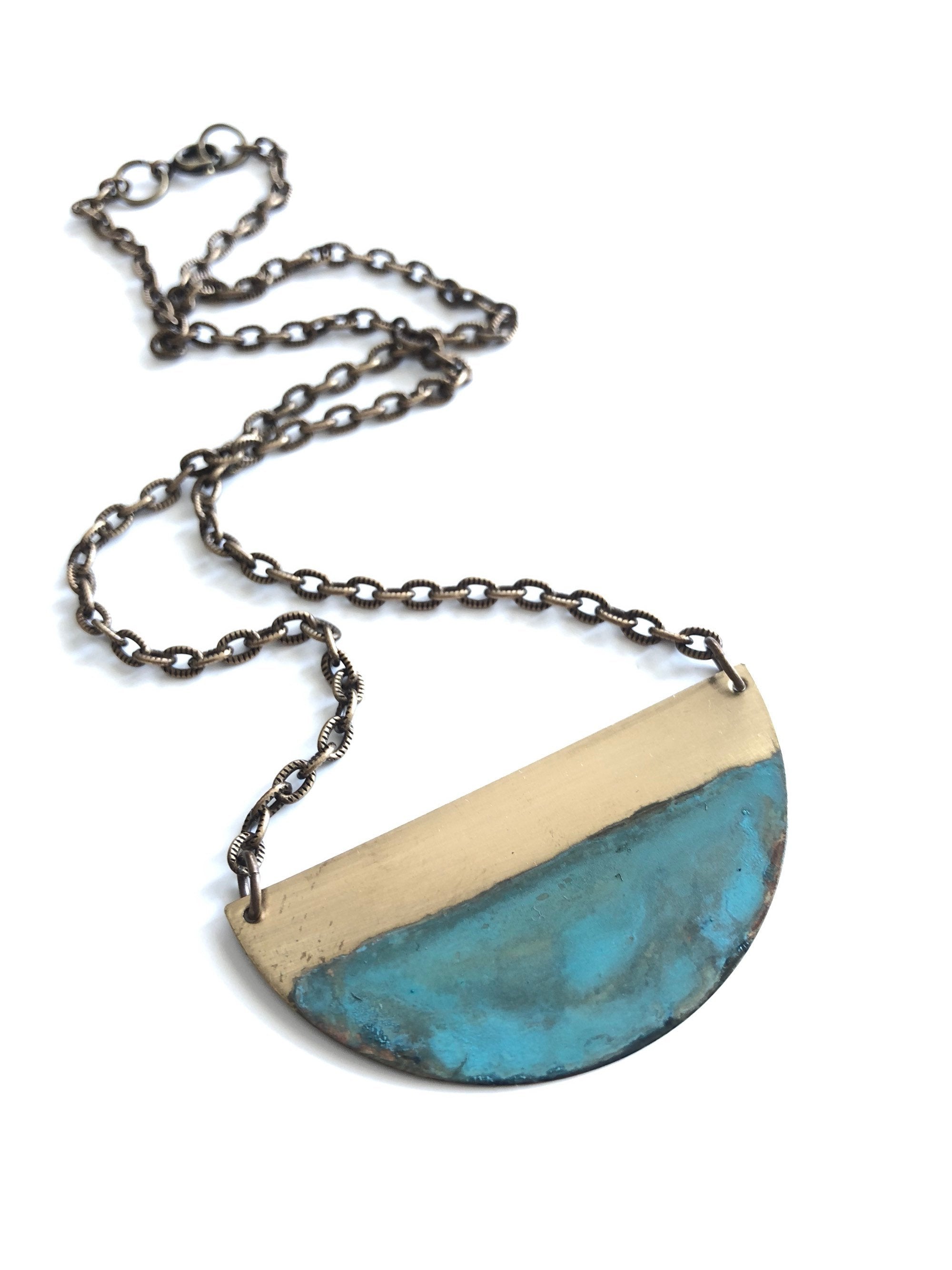 Rising Tide Half Circle Necklace