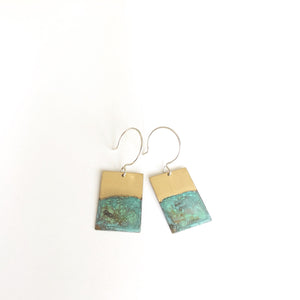 Rising Tide Small Rectangle Earrings E1941