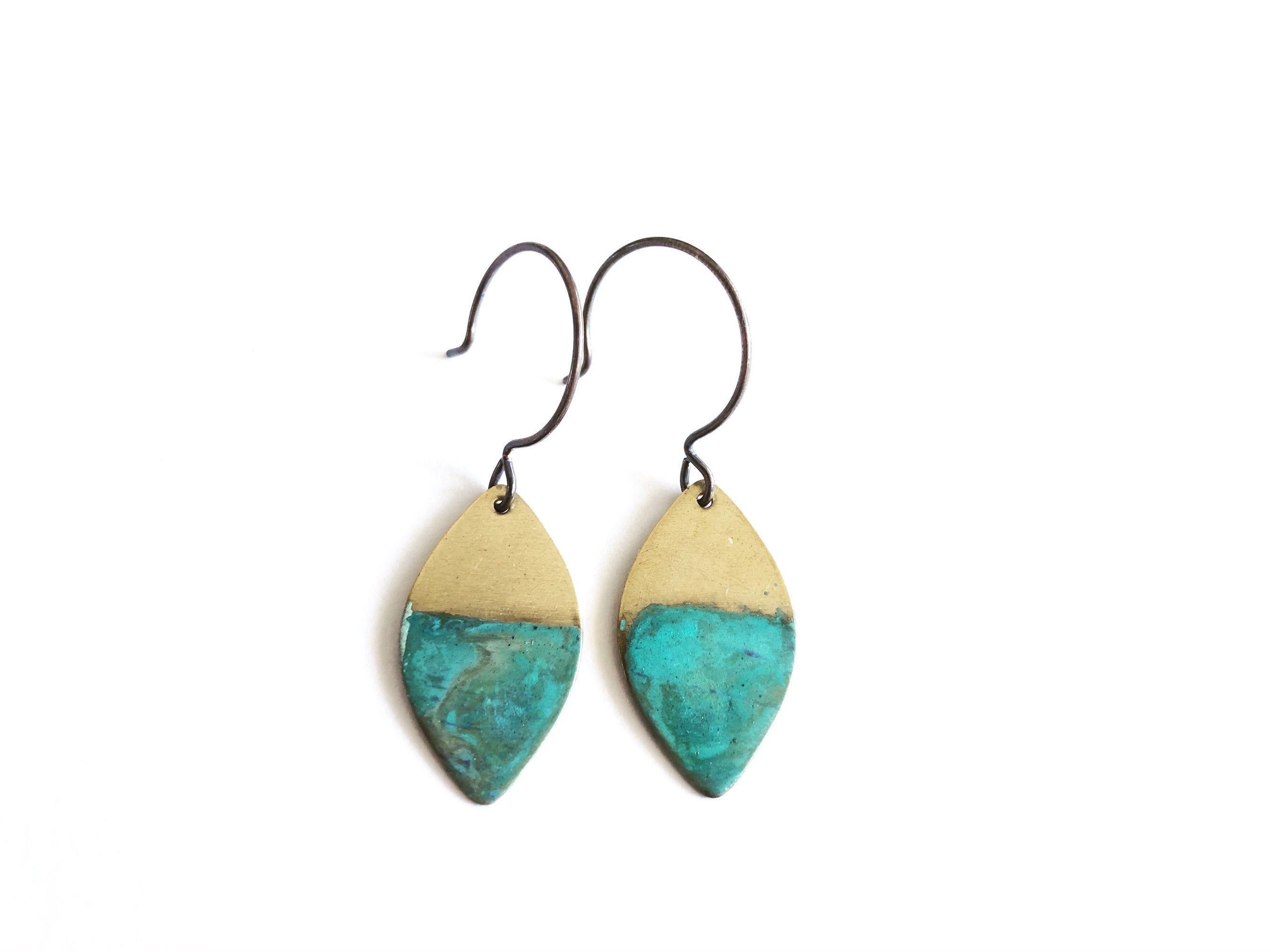 Little Rising Tide Leaf Earrings E2001