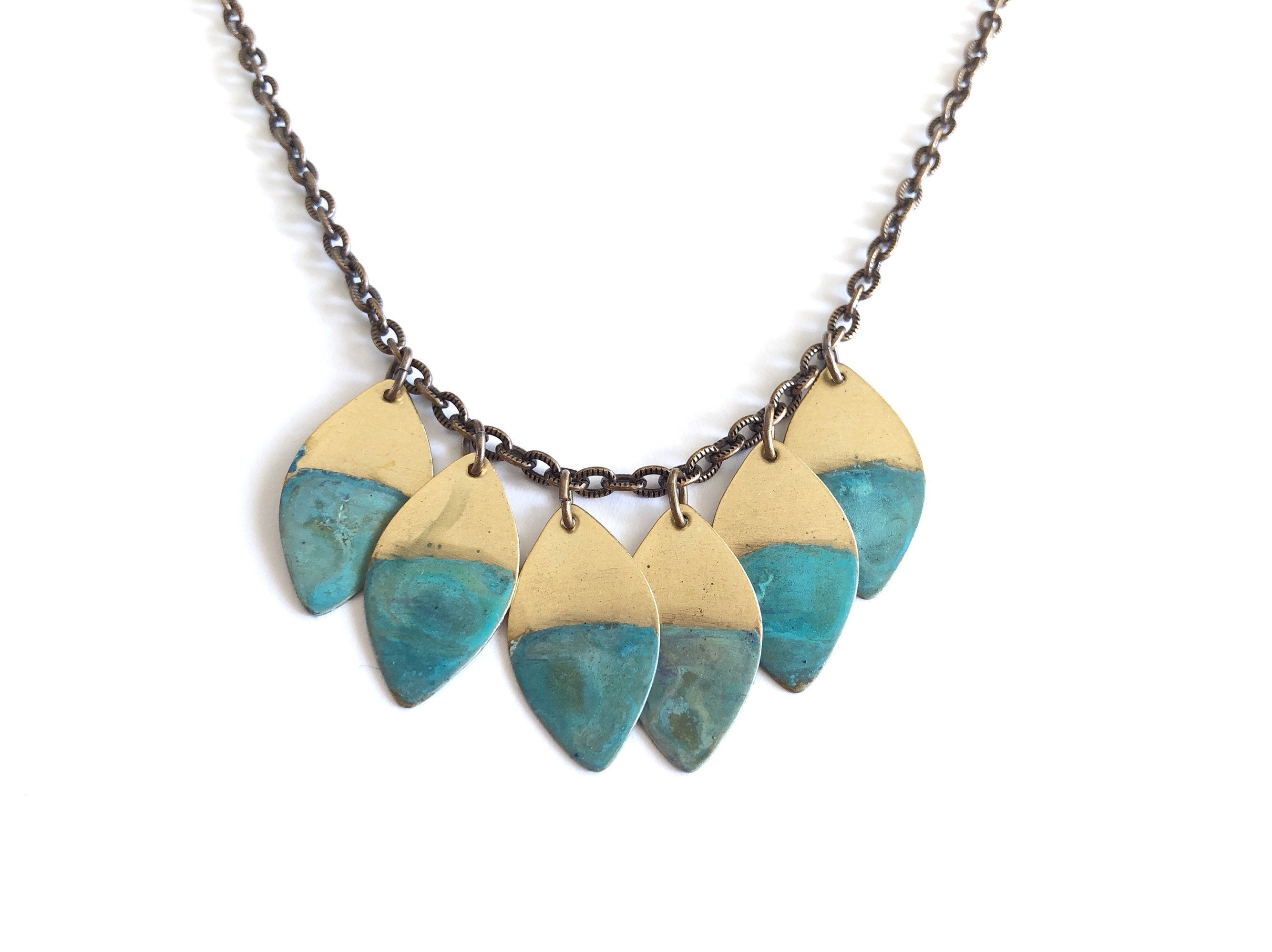 Little Rising Tide Leaf Necklace N2002